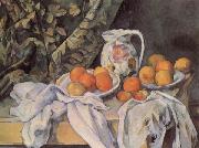 Paul Cezanne Still life with Drapery Spain oil painting reproduction